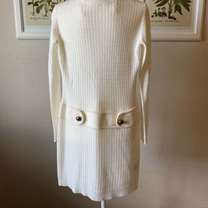 Ivory sweater dress